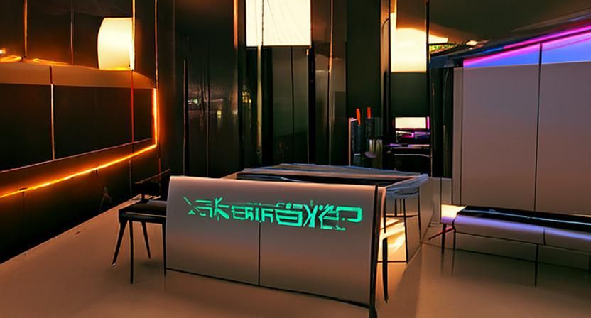 Cyberpunk 2099: Corporate Boardroom Presentation