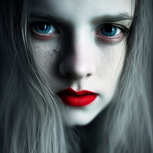 Medieval Witch Portrait with Volumetric Lighting