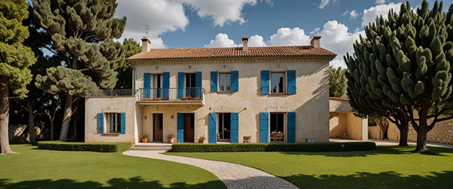 House in the Style of Pablo Picasso