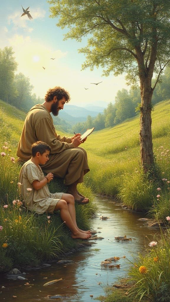 Childhood of a Genius in the Italian Meadowland