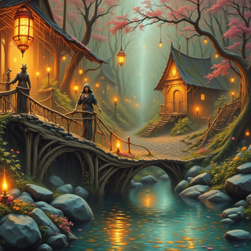 Mysterious Voodoo Bridge Emerges in Digital Art