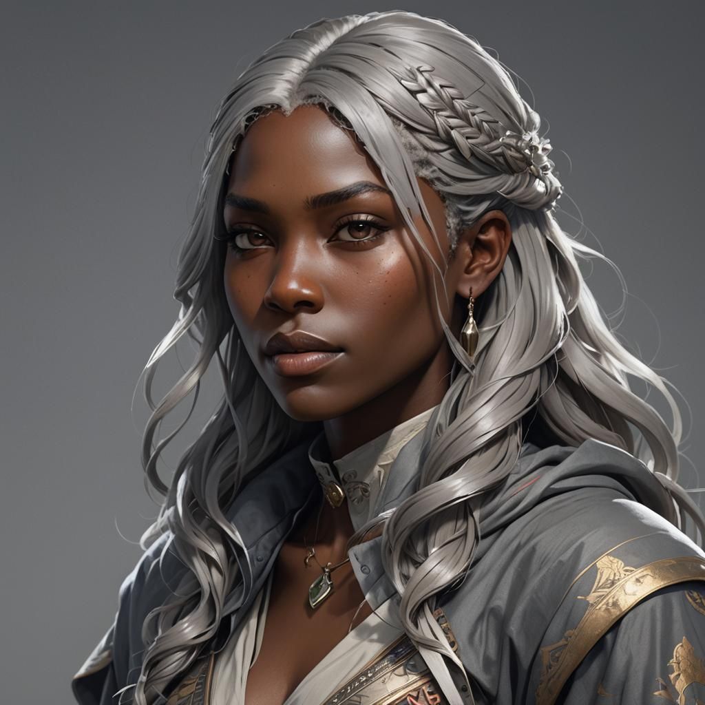 Detailed Portrait with Dynamic Lighting in 8K