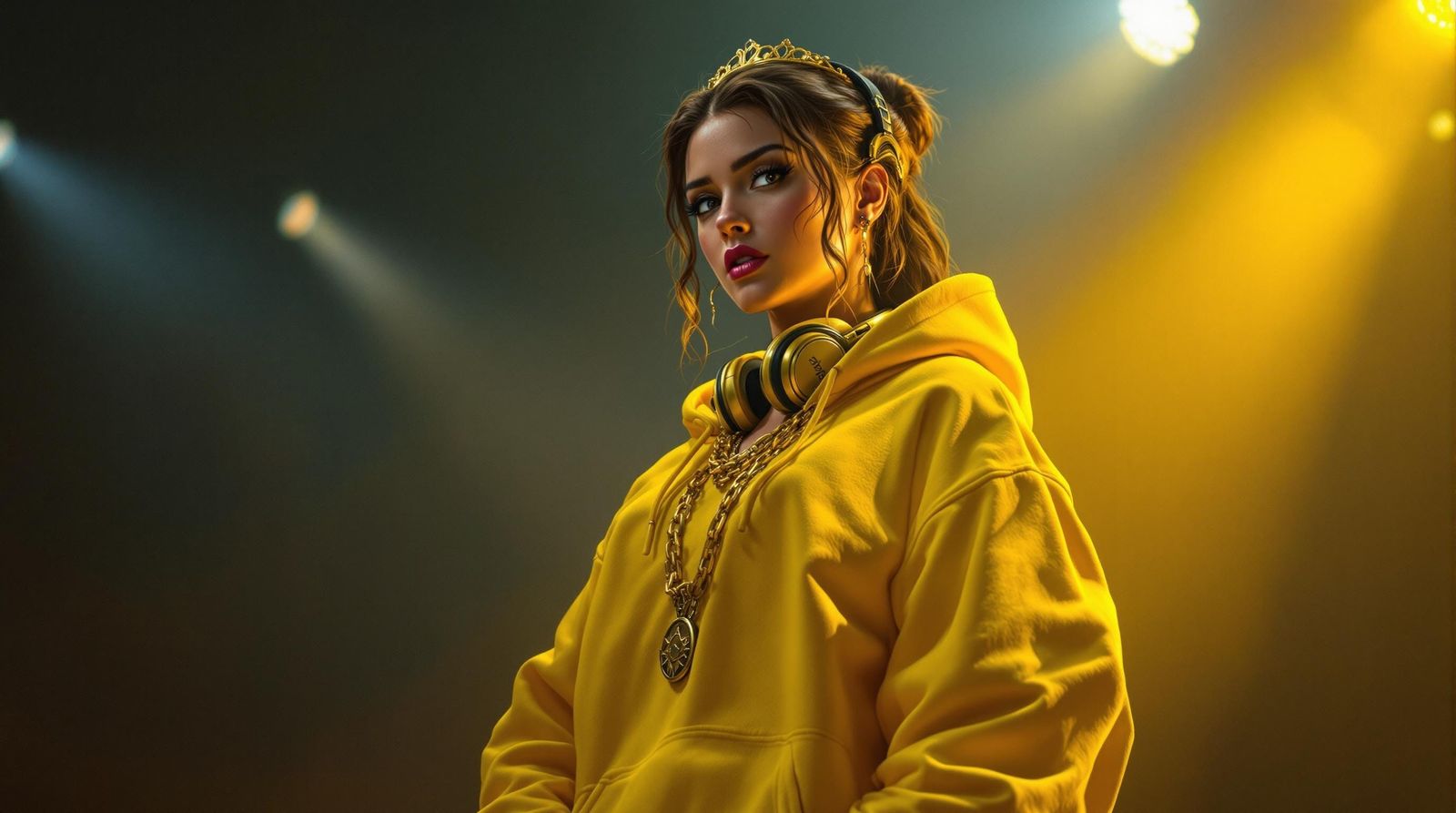 Belle Raps the Beat in Hyper Realistic Style