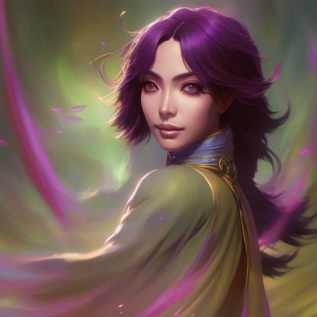 Rukia Portrait in Hyperdetailed Concept Art Style