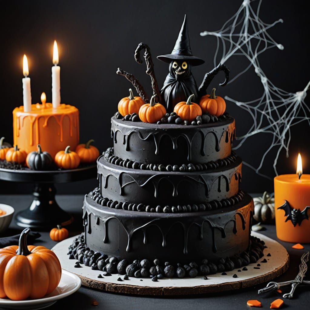 Witches Host Spooky Birthday Celebration with Haunted Treats