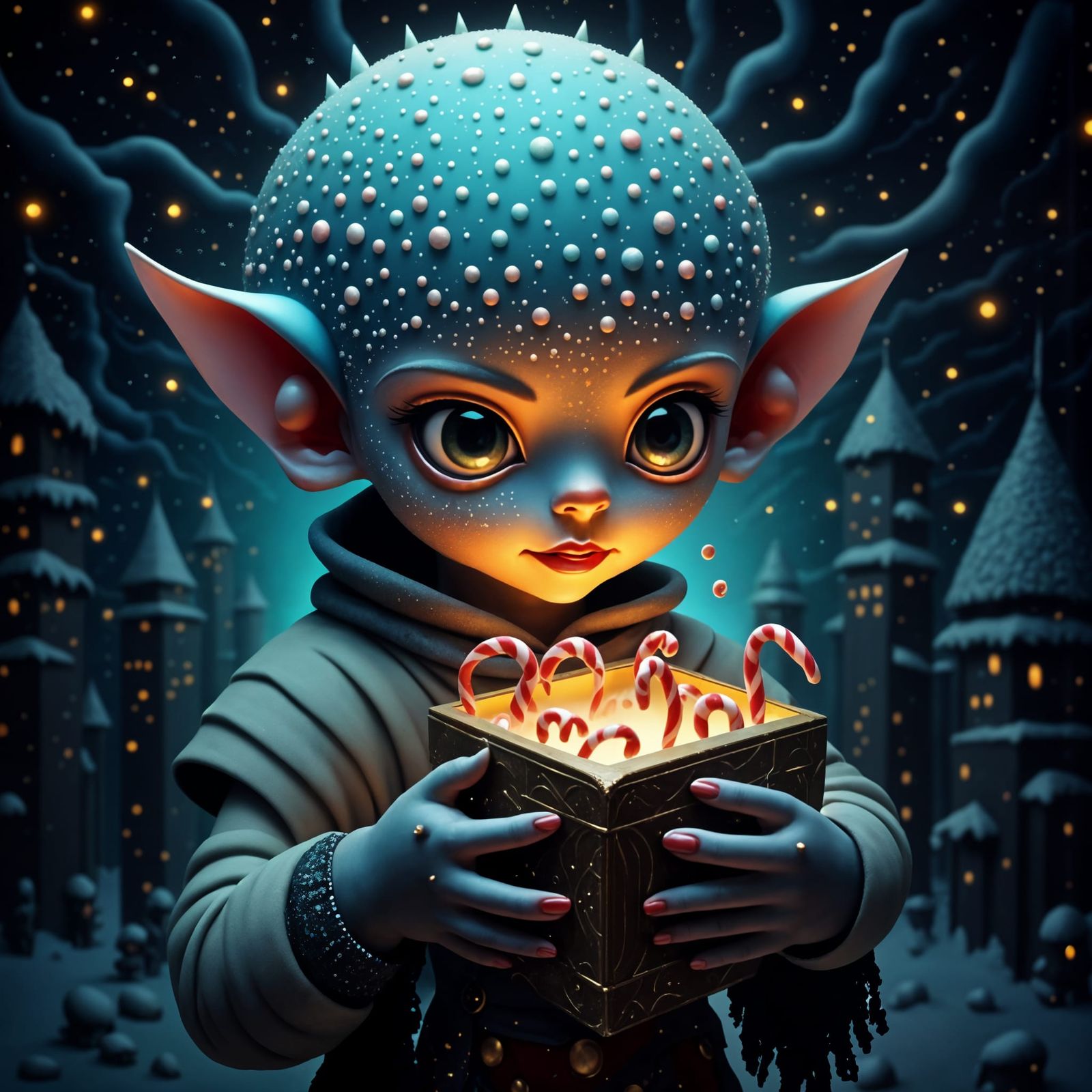 Starlight the alien she-elf