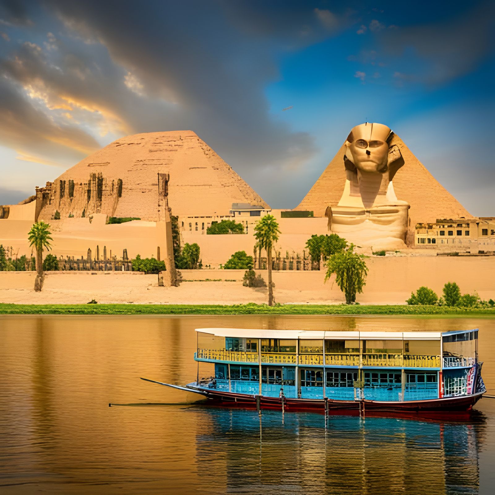 Nile River Cruise with Feluccas and Ruins