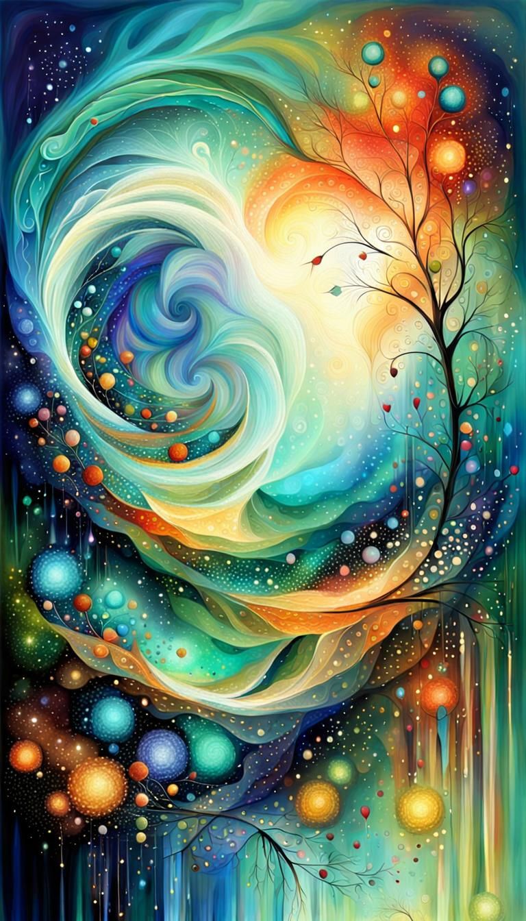 Mystical Abstract Soul in Magical Openness