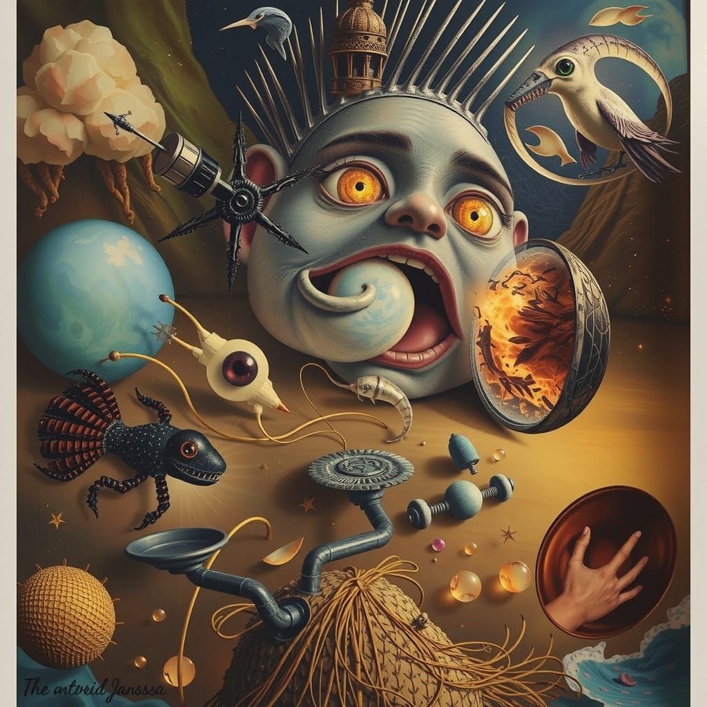 vapour wave surrealcore infused with cyberpunk meticulously hyperdetailed ::  by yerka, In the style of Yayoi Kusama :: ...