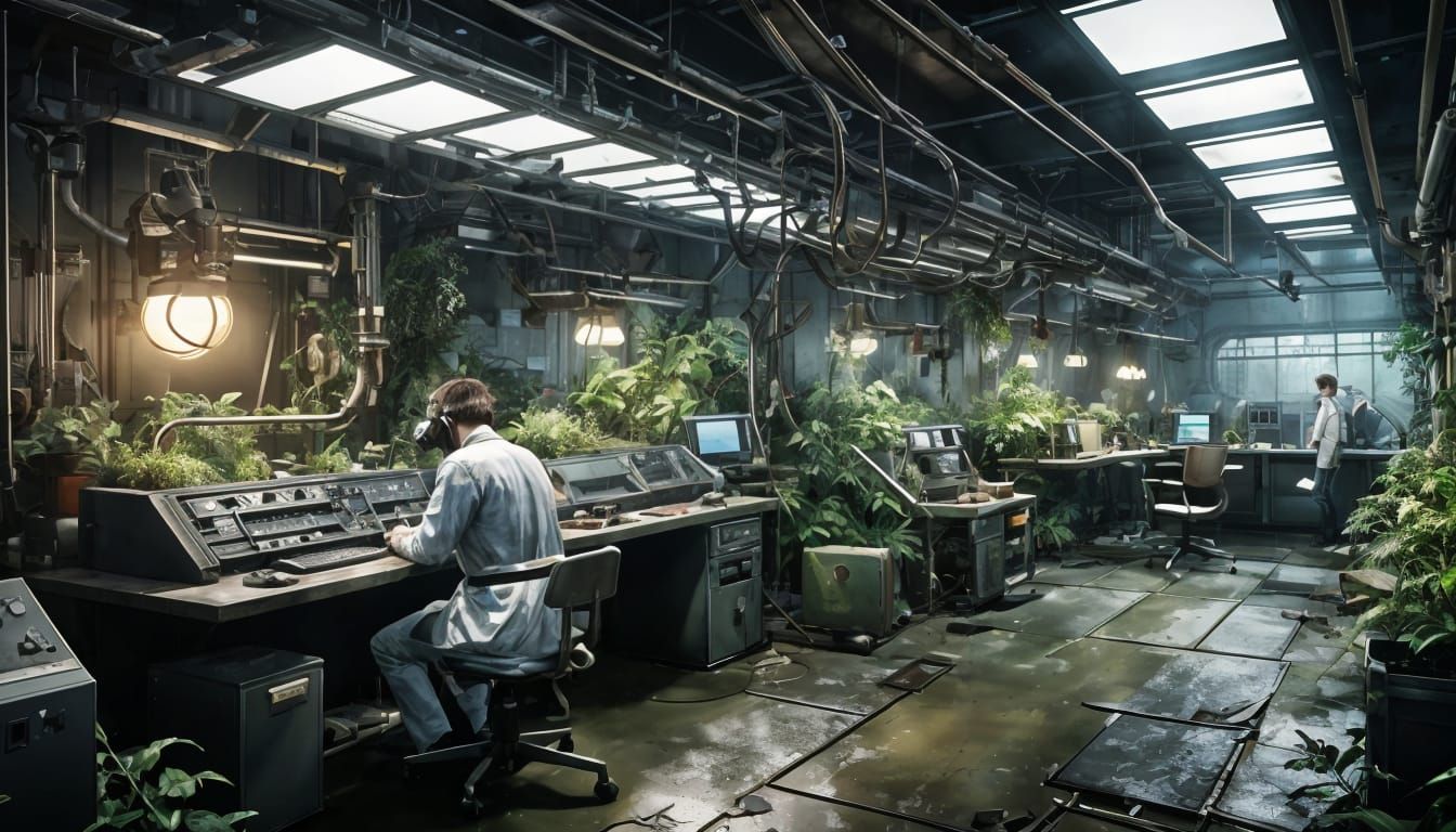 Epic 3D Game Cinematic Industrial Workspace in Unreal Engine...