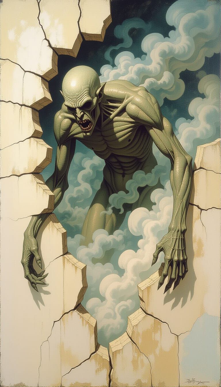 Surreal Grotesque Emerges in Pastel Colors