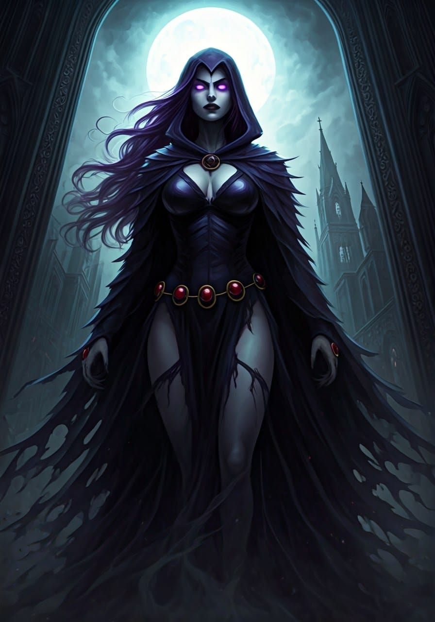 Hyper-Realistic Raven Emerges from Ethereal Shadows