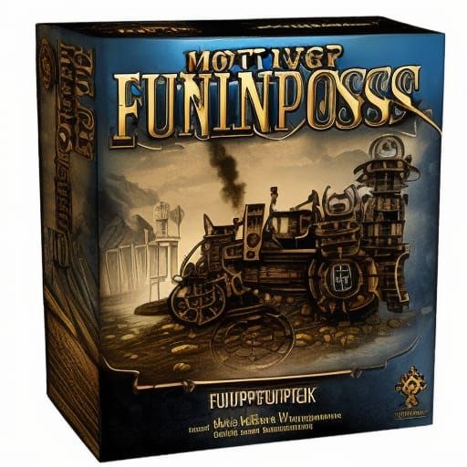 Steampunk Moving Fortress Engine