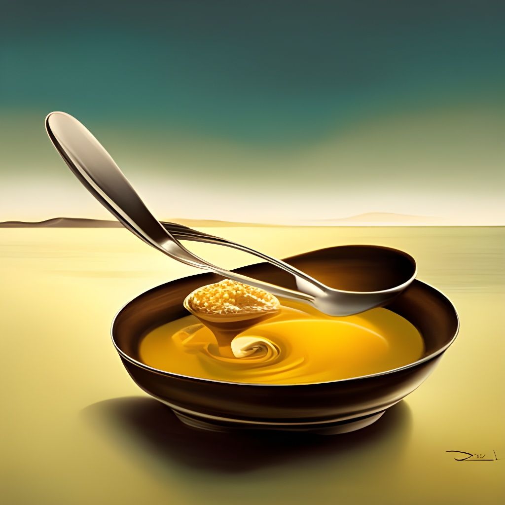 Surreal Melted Watch Soup: A Dali-esque Vision