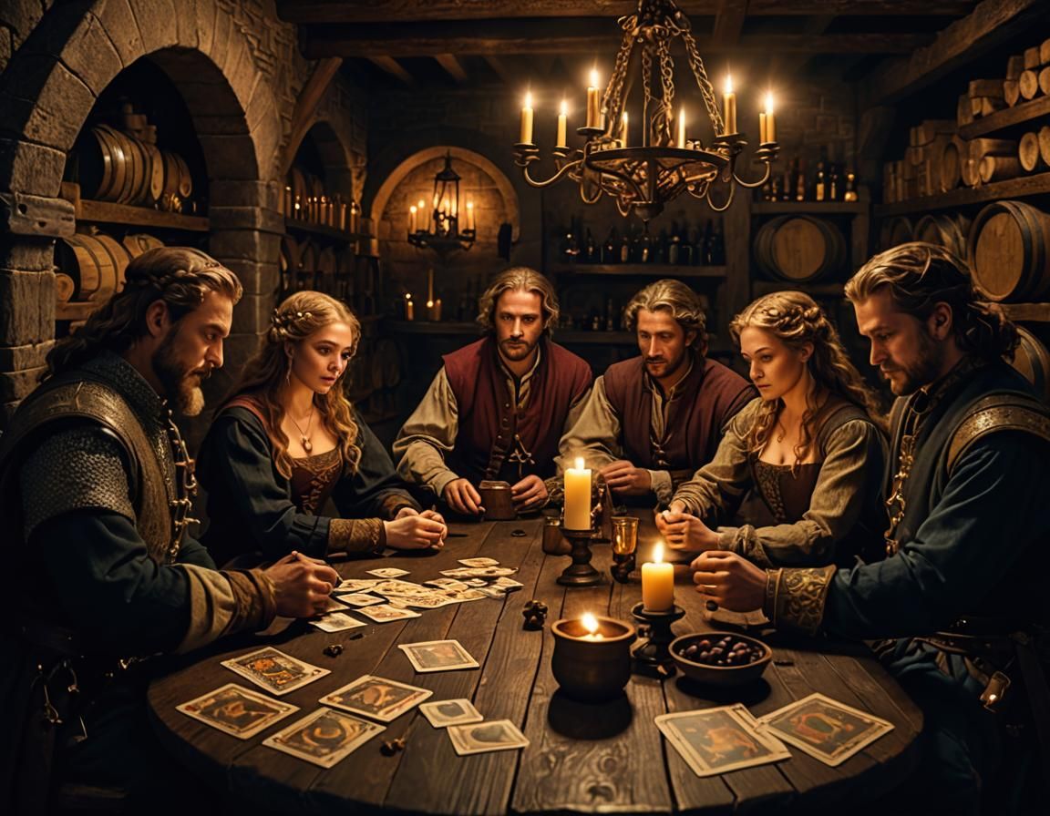 The annual Cellar-bratory get-together for medieval twins