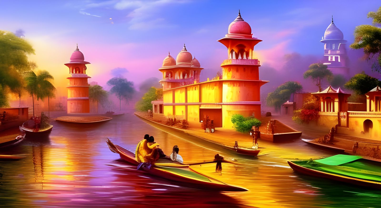 Good Morning NC #196: India Sunrise: Kerala Mural #1