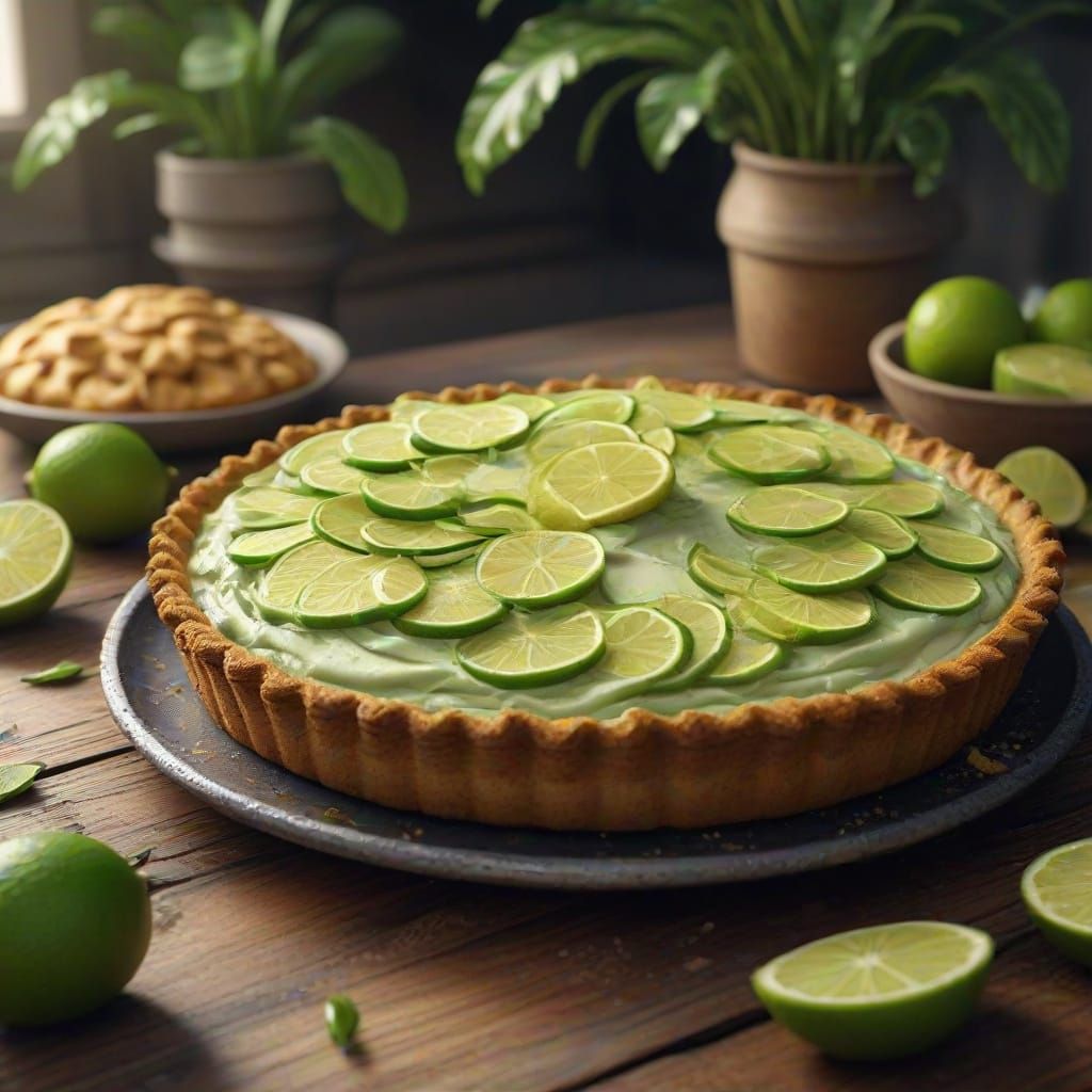 Key Lime Pie Day: Fantastical Matte Painting