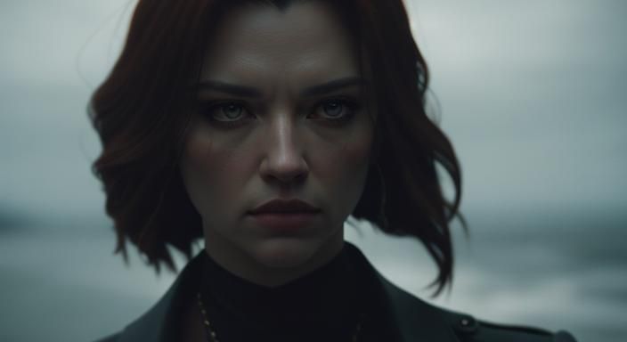 Ethereal Amber Gemstone with Ring Inclusion, Shot on 35mm Fi...