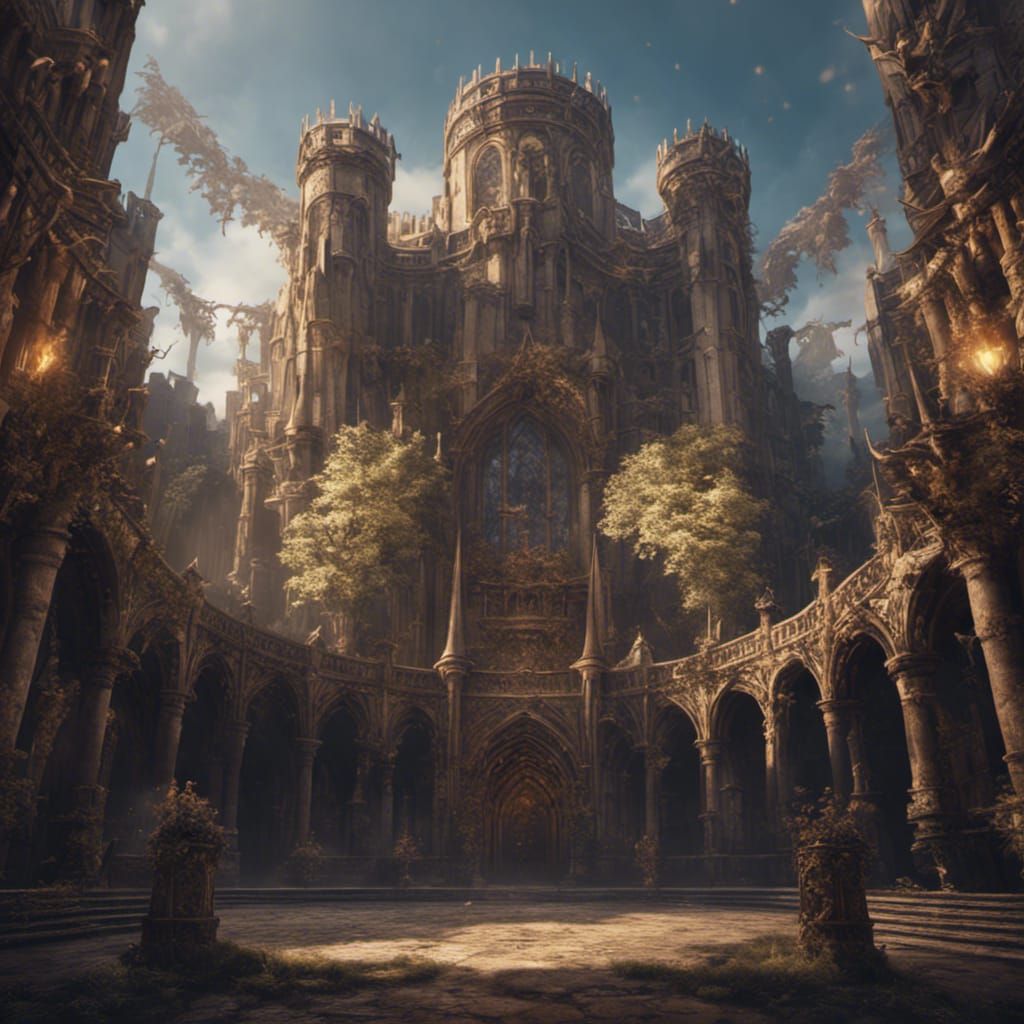 Knights of the Round Table: Detailed Matte Painting