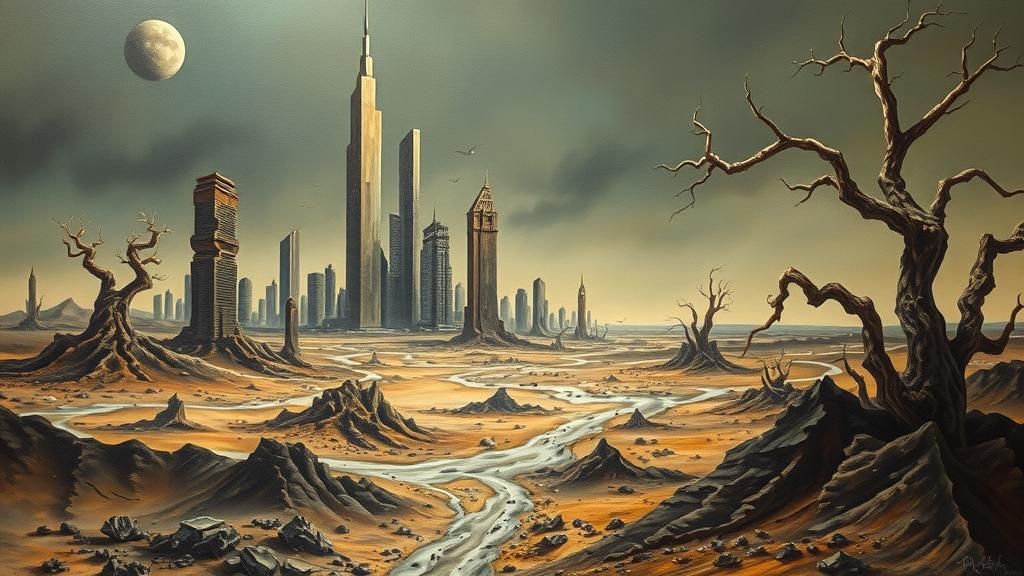 Apocalyptic Wasteland: Surreal Visions of Finality