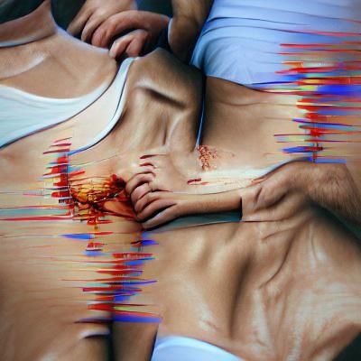 Abstract Image Generated From an Empty Prompt