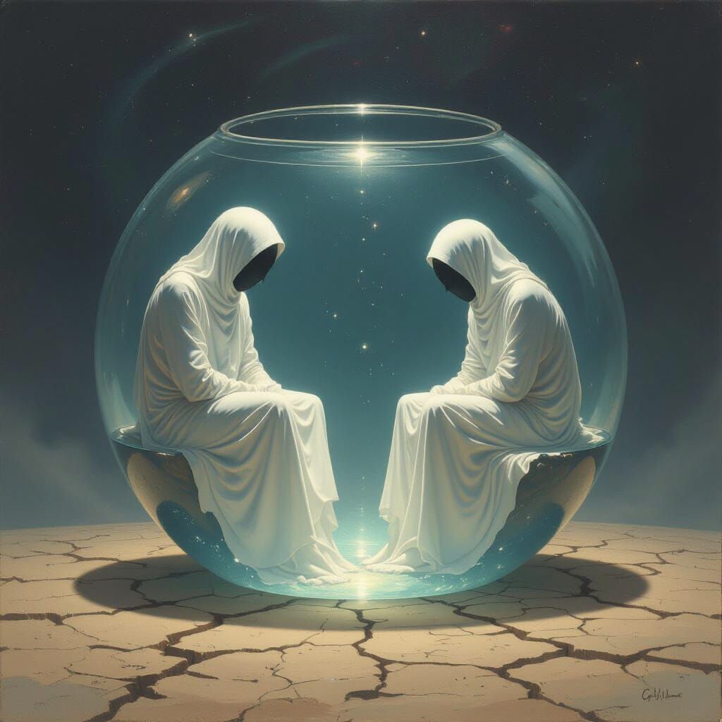 Ethereal Souls in Cosmic Fishbowl