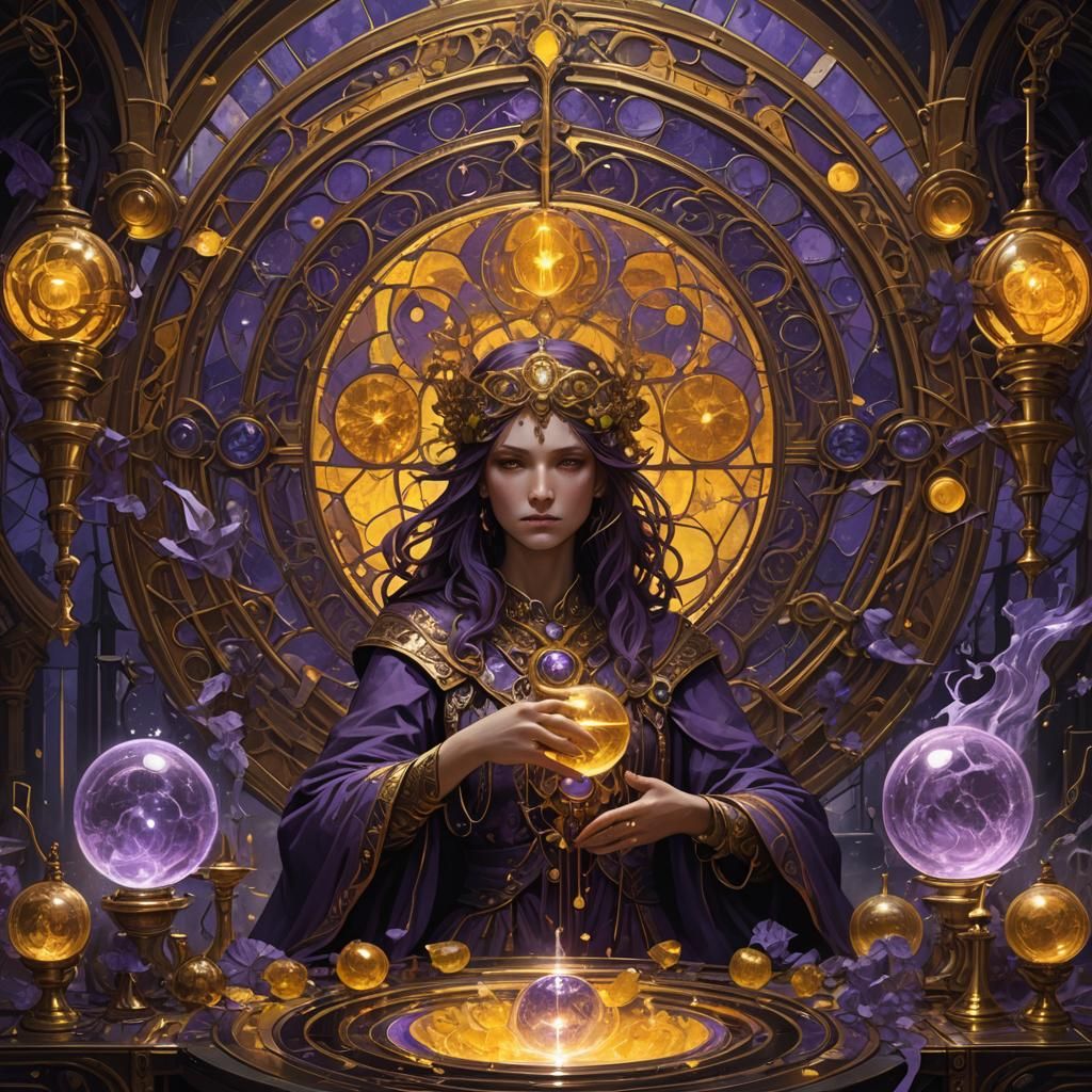 Alchemy Album Cover as Dark Fantasy Art