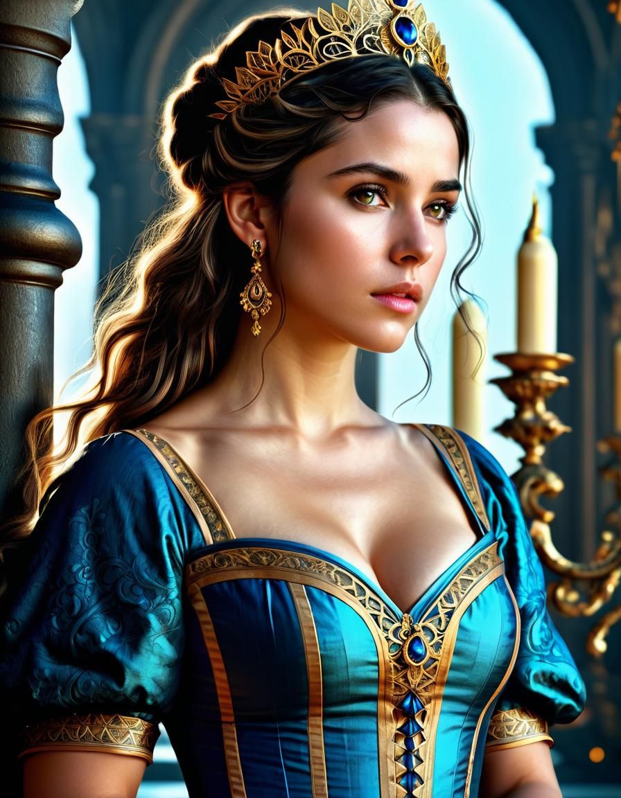 Intricate Dream Portrait in Rococo Fantasy Art Style