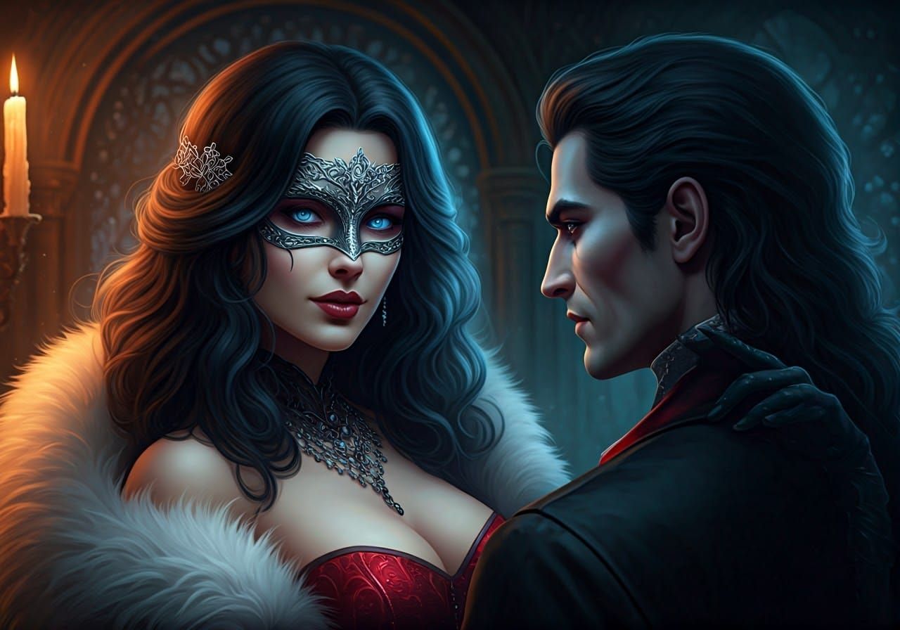 Enchanting Witch Weaving Spell in Dark Fantasy Style