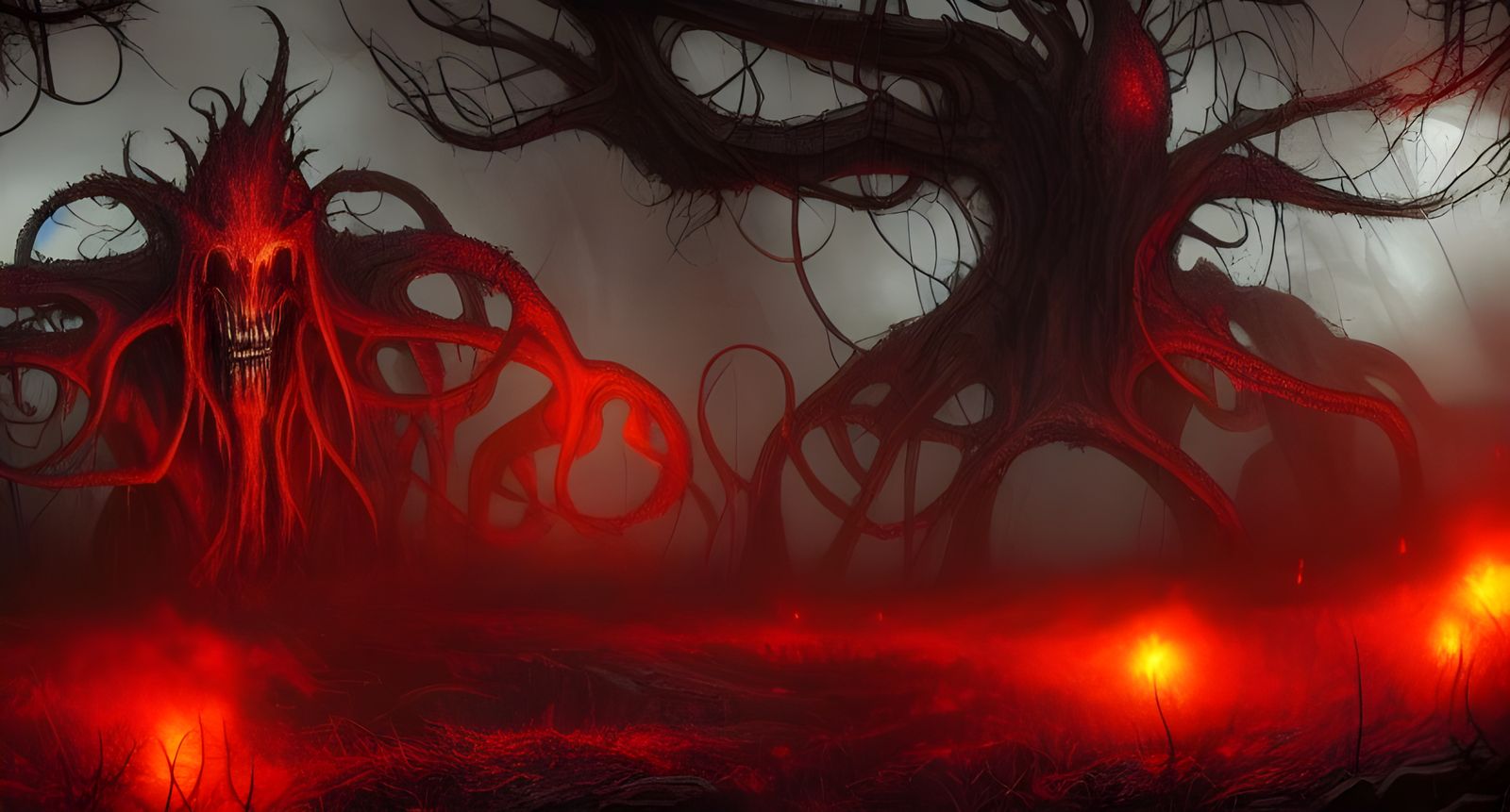 Lovecraftian Elder God in a Post-Apocalyptic World