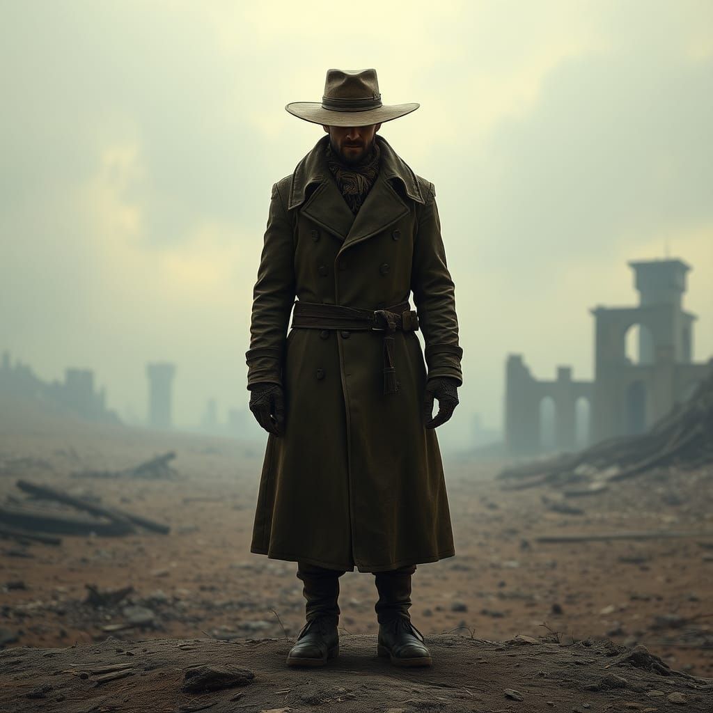 (His soul) Forever gone to be the
Last man standing tall