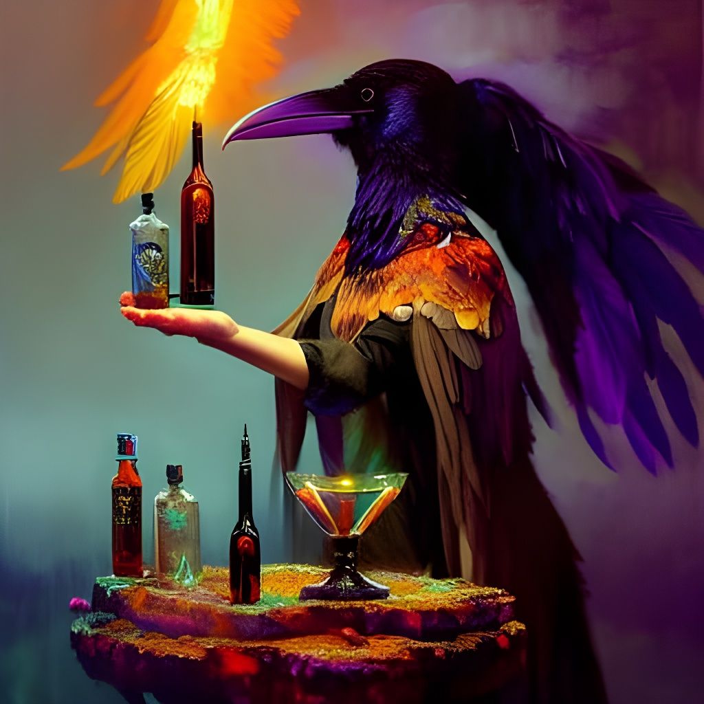 Raven alchemist transformation studies