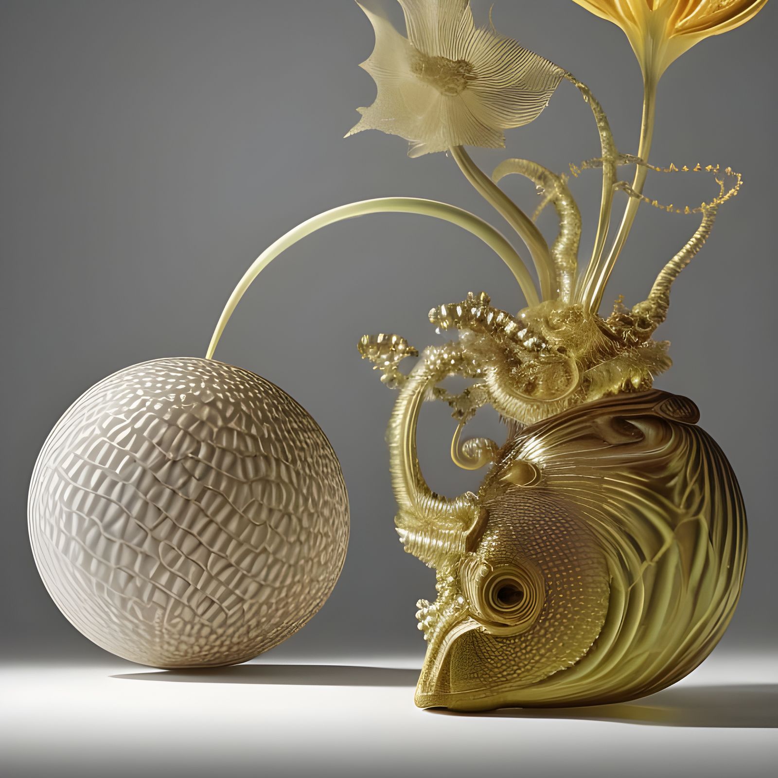 Ethereal Mandelbulb Fractal Landscape in Hyperreal Detail