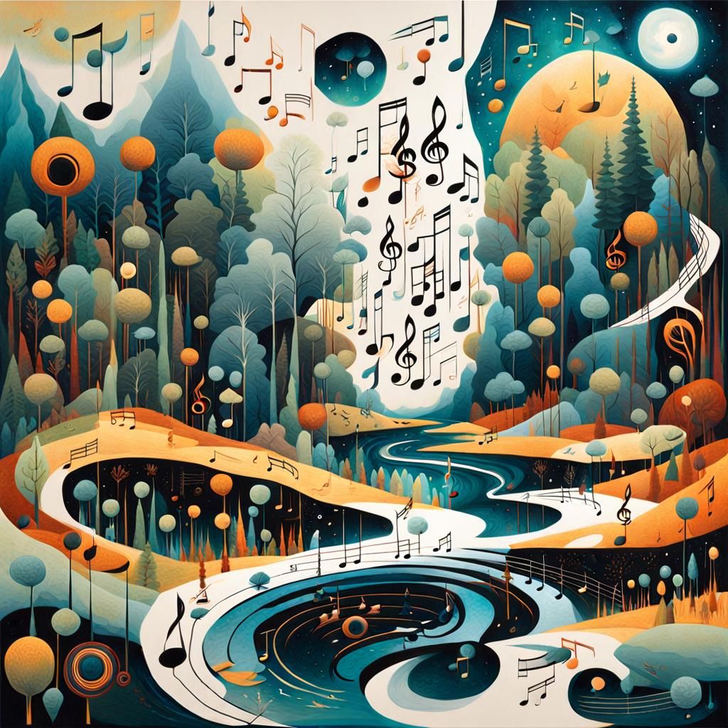 Sound Becomes Reality: A Surreal Landscape