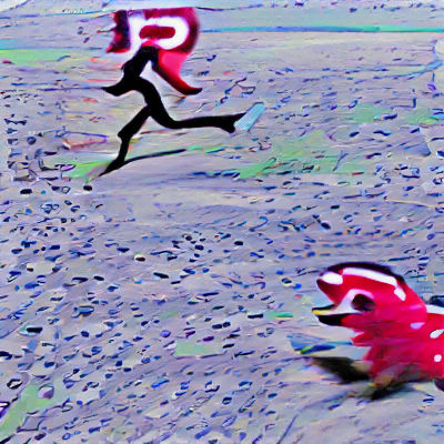 AI Generated Image of Running