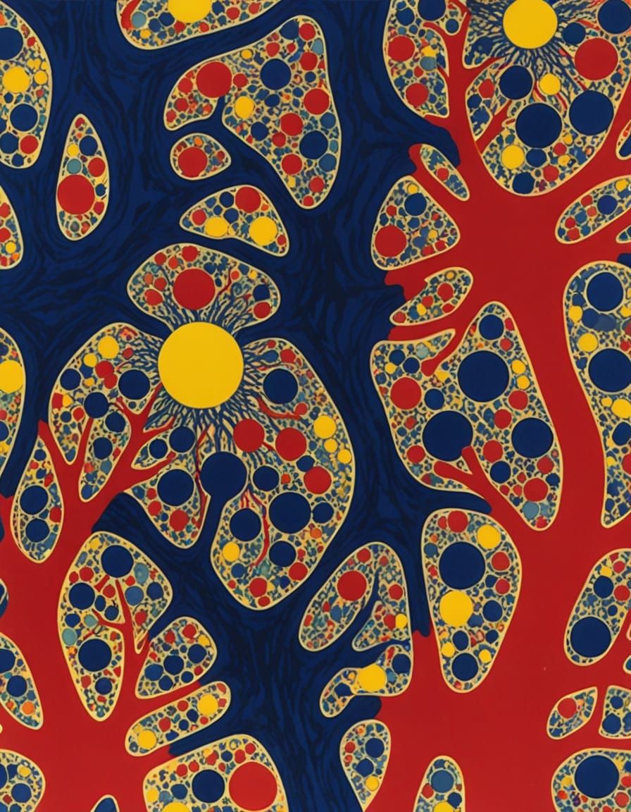 Abstract Nervous System Design as Mixed Media Art