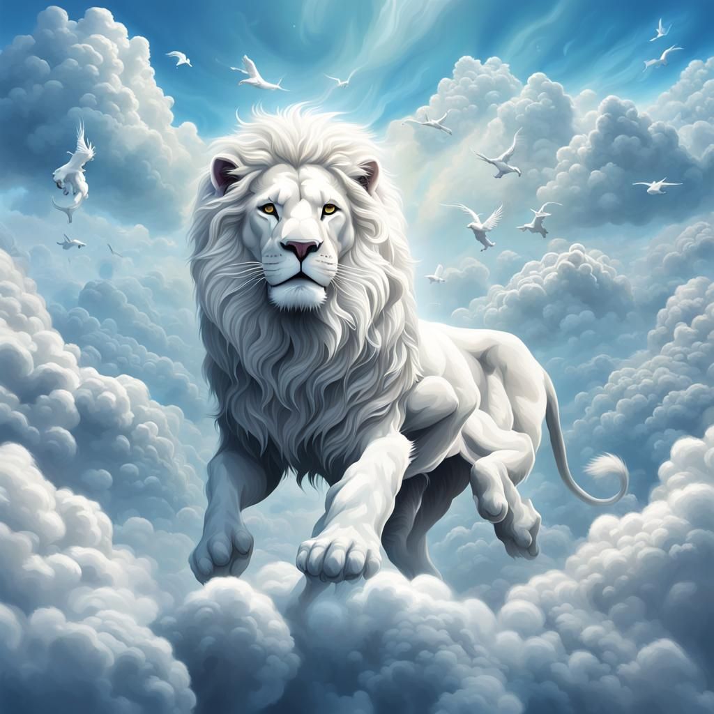 White Lion In The Clouds 2