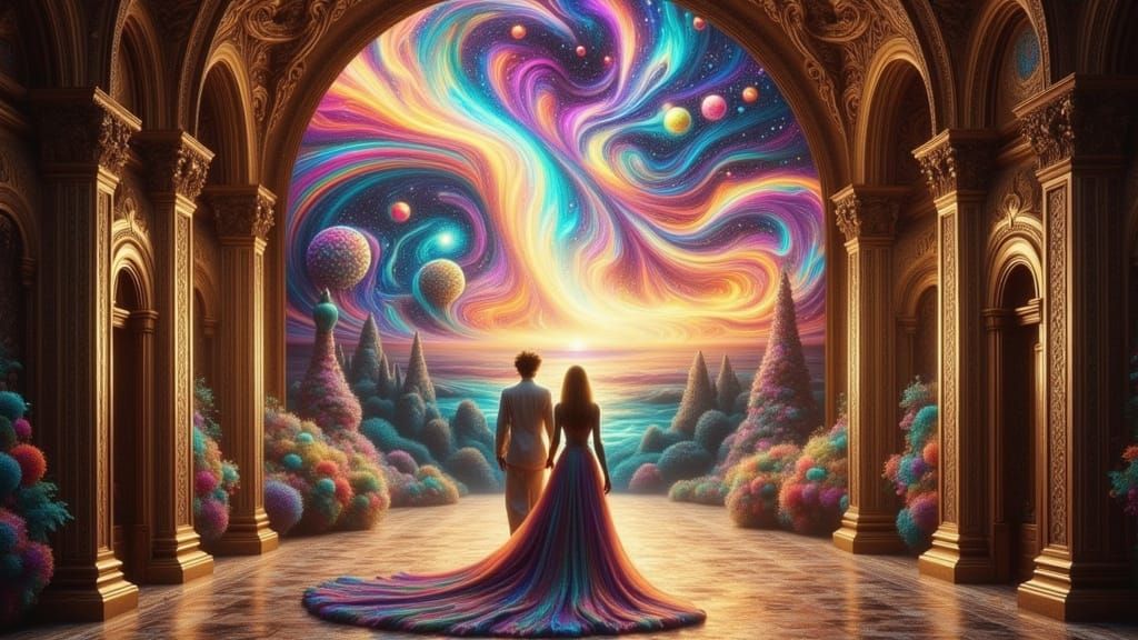 Whispers of Eternity: A Surreal Journey Through the Cosmic C...