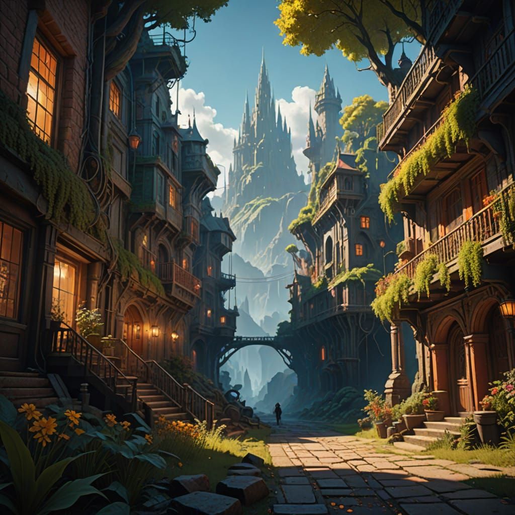 Impressionist Fantasy World Unfolds in Gritty Realism