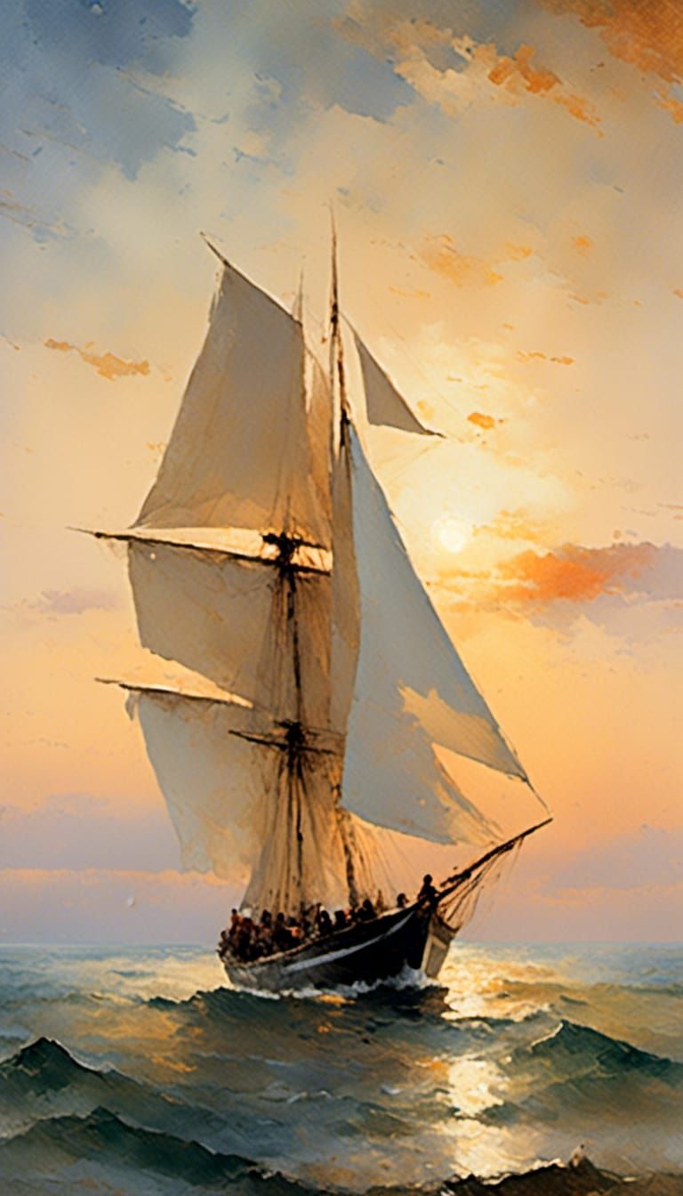 The Kalathos in the Ionian sunset