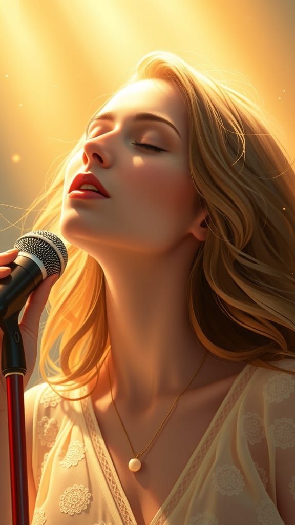 Ethereal Beauty in Soft Golden Light