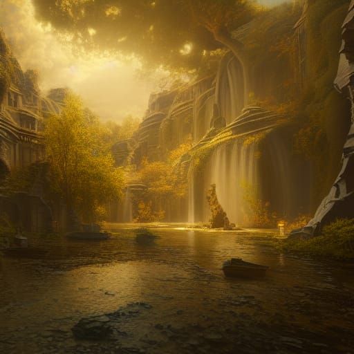 Detailed Matte Painting of a Lemon in Deep Color