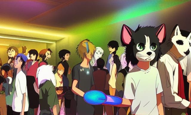 Furries Rave in Presidential Palace: Studio Ghibli Anime
