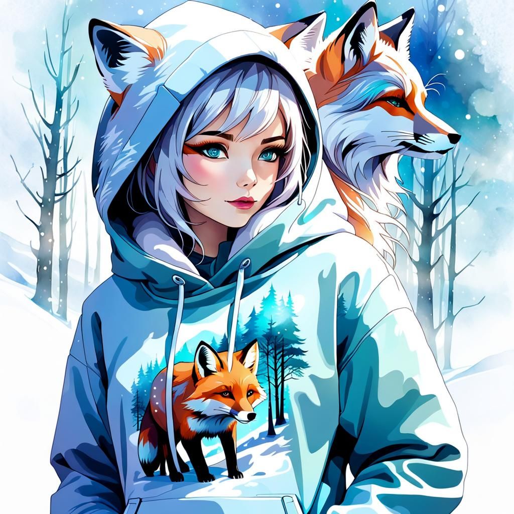 Fox hoodie