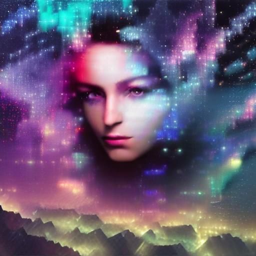 Glitch Art - A portal to another dimension