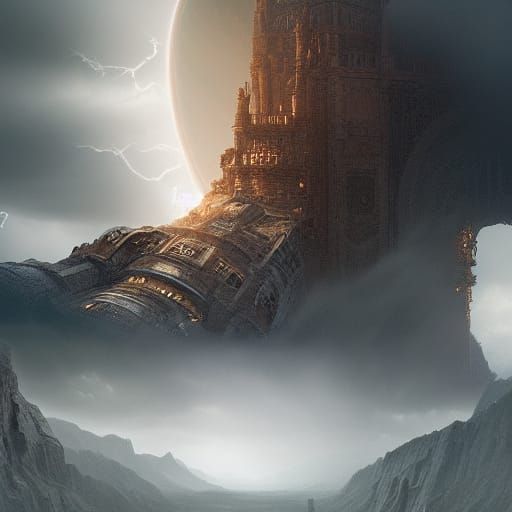 Epic Digital Painting of The End Of Time