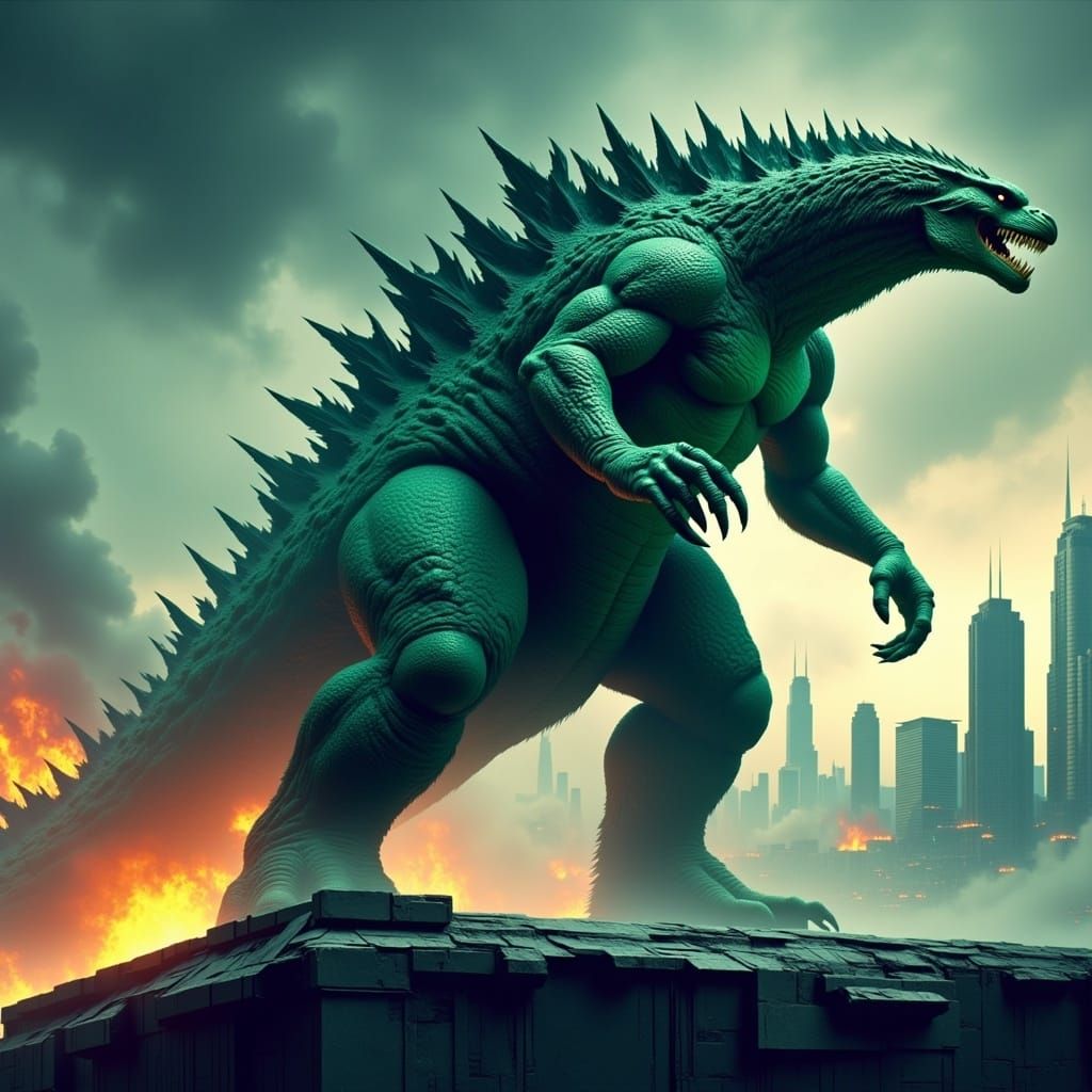 Godzilla: King of the Monsters Digital Illustration