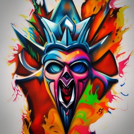 Faktor King Logo: Graffiti Art in Street Style