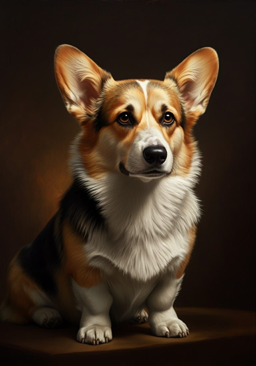 A regal portrait of Angelina the II