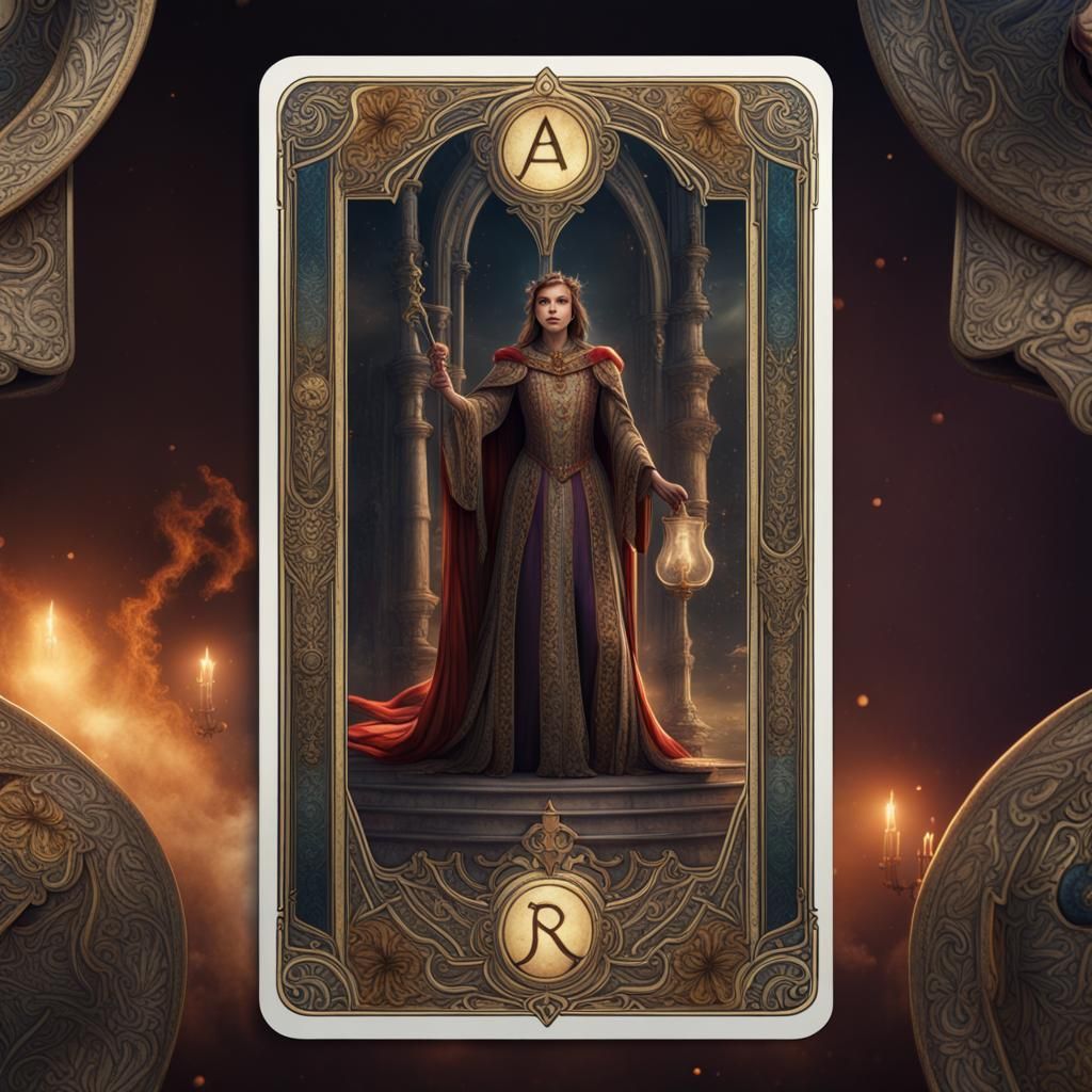 The Empress: Detailed Digital Tarot Card